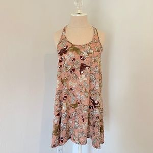 H&M Butterfly Print Racerback Mini Dress